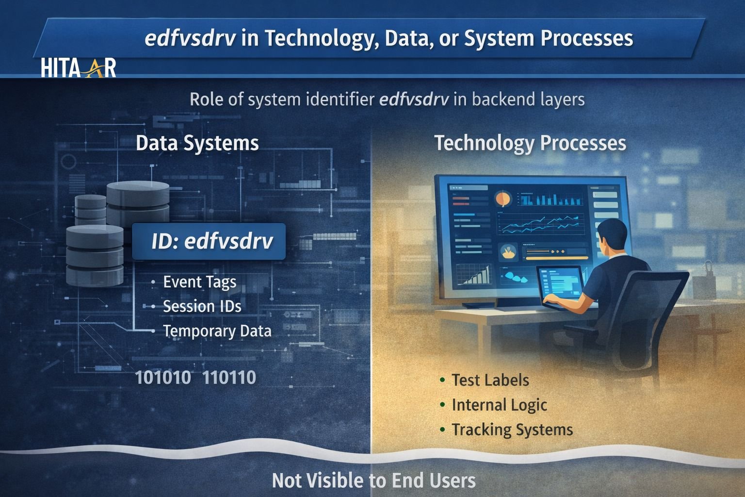edfvsdrv roles in data systems and technology processes, including event tags and session IDs.