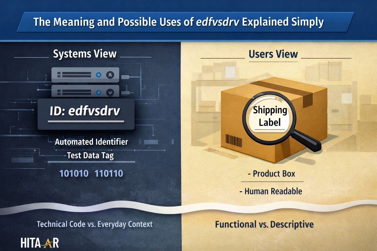 practical uses of edfvsdrv, comparing system view with user view for clear understanding.